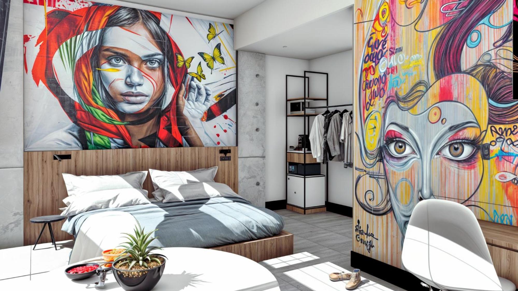 Street Art Hotel Roma Città del Messico Esterno foto