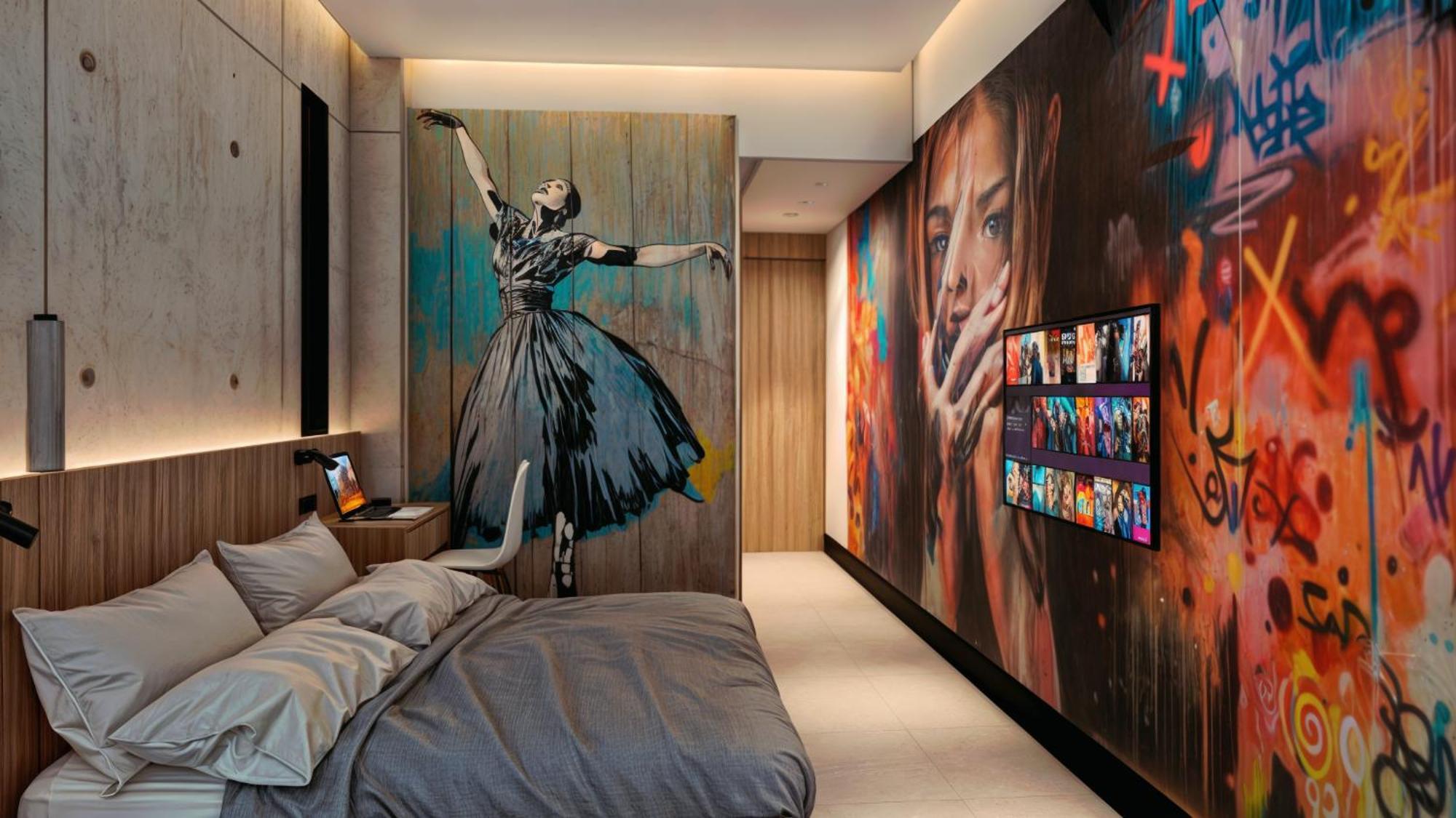 Street Art Hotel Roma Città del Messico Esterno foto
