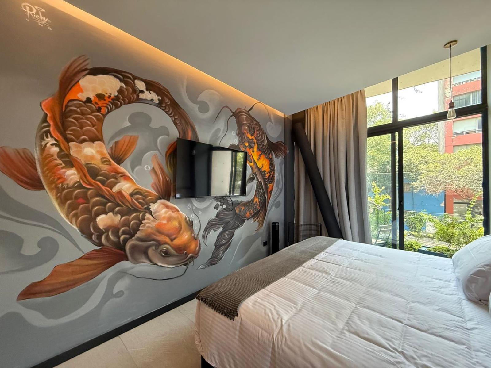 Street Art Hotel Roma Città del Messico Esterno foto