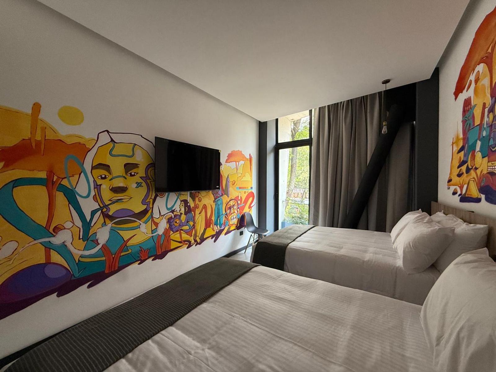 Street Art Hotel Roma Città del Messico Esterno foto