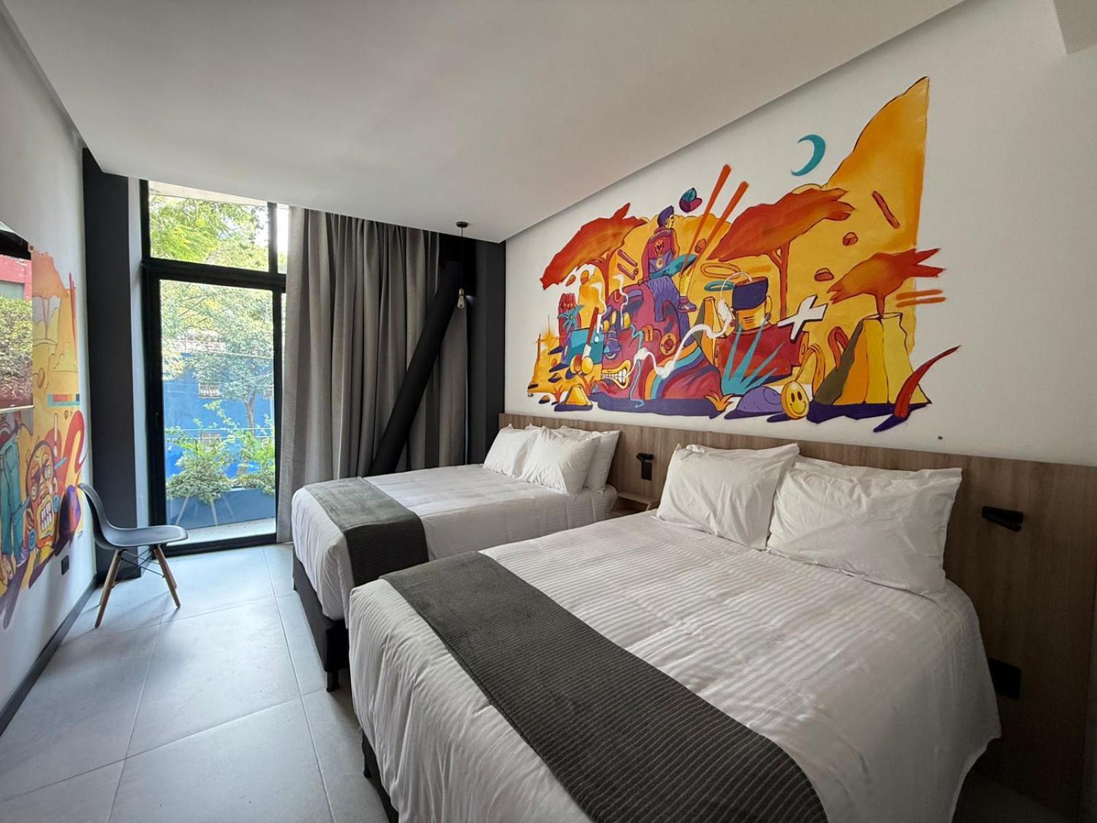 Street Art Hotel Roma Città del Messico Esterno foto